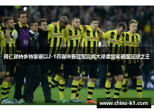 拜仁逆转多特蒙德以2-1赢得决赛冠军完成大逆袭加冕德国足球之王